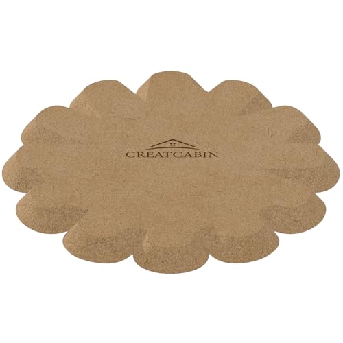 CREATCABIN Moules à Fleurs pour Poterie Moules à Assiettes Céramique Moules Bois pour Poterie Outils Moulage pour Poterie Argile Moule à Plat MDF pour...