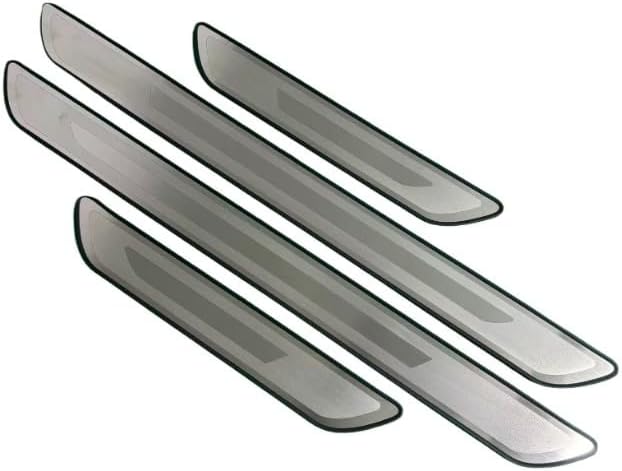 Car Door Sill Protector for Porsche Cayenne 2024-2026, Stainless Steel
