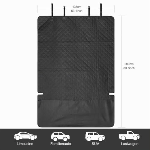 Miniatura 2 de Anosospecial Forro Para Maletero Para Perros, Grueso, Con Paredes Laterales, Protección De Parachoques, Fácil De Limpiar, Repelente Al Agua, Duradero Para Viajes Suv Forro De Carga Para Perros