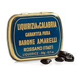 PZ 12 SCATOLE DI METALLO DA 20 G DI AMARELLI LIQUIRIZIA SPEZZATINA TRONCHETTI DI LIQUIRIZIA PURA