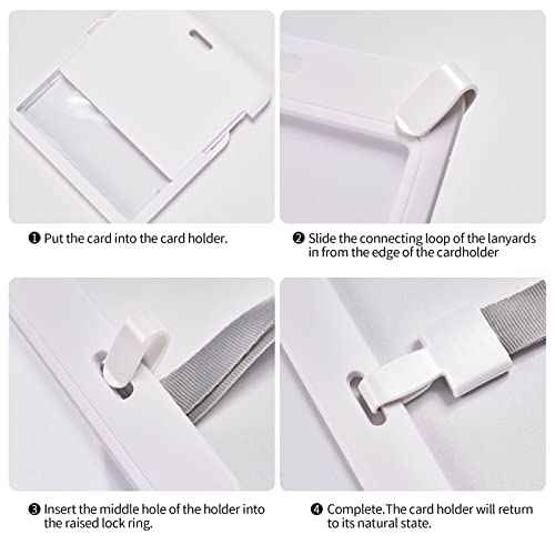 Rldobofe GSREYGHTGDRSDFGDS8 Sliding Id Badge Holder Plastic Horizontal Badge Holder Card Case Protector Plaid Red And Black Id Card Holder thumb #4