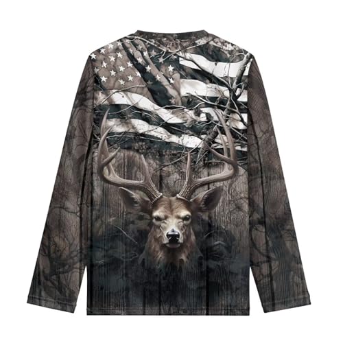 Boy's Novelty T-Shirt Long Sleeve Shirts Casual Pullover Tops Crew Neck Graphic Tees Top Fall Clothes 3-16T3