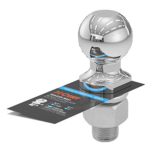 Image of CURT Manufacturing 40037 2 in. Diameter Chrome Trailer Ball