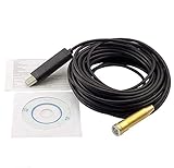 econoLED USB Waterproof Endoscope Borescope Inspection Camera Pibe Locator US Seller (5M/15ft)