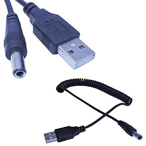 USB 2.0LkP[uAUSB2.0 IX to DC5.5 mm x 2.5 mmIX NRo[^dڑP[u Lk߉\ADCR[h