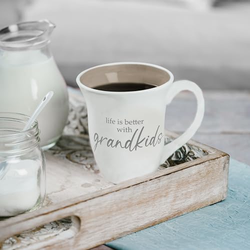 Taza de cerámica 16 oz para abuelos con diseño sentimental miniatura 2