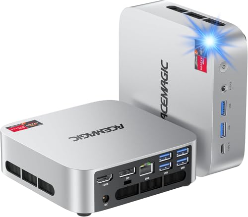 ACEMAGIC �~�jpc 2026�ŐVR7 7735HS�o�� mini pc�y5825U/6650H���{�����z8C/16T �ő�4.75GHz 24GB LPDDR5+1TB SSD(4TB�g���) ���^PC 2.5GLAN/WiFi 6/BT5.2 