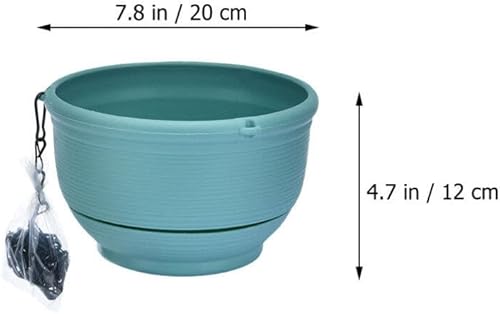 Miniatura 7 de Cabilock Cesta de riego automático, 2 piezas, maceta colgante de riego automático para interiores y exteriores, cesta colgante de plantas verdes,