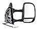 Passenger Side Towing Mirror for Ford Super Duty F-250, F-350 (1999 2000 2001 2002 2003) Textured Non-Heated Power Adjustment Folding Telescopic Right Door Rear View Replacement FO1321196