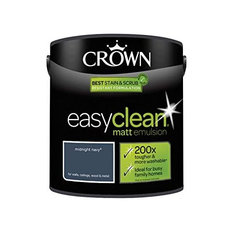 CROWN Easy Clean Midnight Navy Multi Surface Paint Cover
