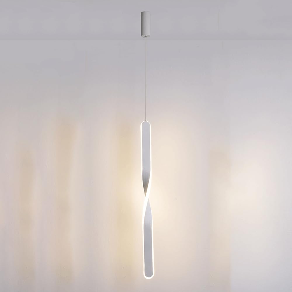 Lustre à bande mince LED 20W avec abat-jour acrylique anti-éblouissement