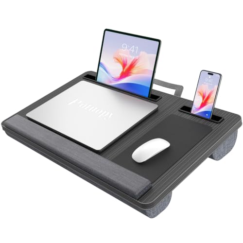 Potuopy Laptop Lap Desk with Cushion