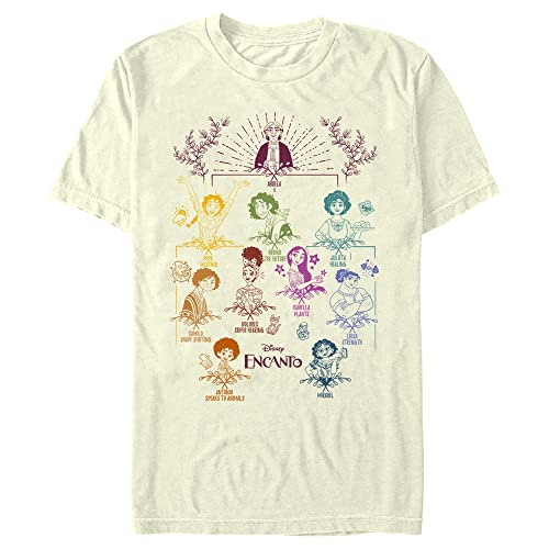 T-Shirt Disney Gribouillis pour homme en coton beige taille XL