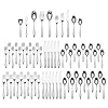 Lenox Sculpt 65-Piece Flatware Set, Metallic #1