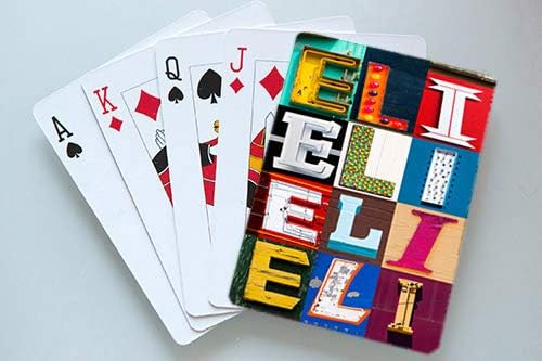 ELI Personalized Playing Cards Using Sign Letters