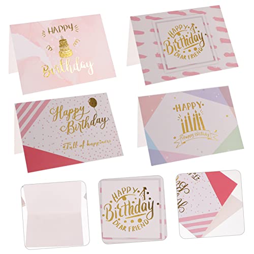 SEWACC 40 Unidades De Cartões Postais De Aniversário Infantil Variedade De Cartões De Aniversário Em