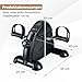 COSTWAY Pedaltrainer für Senioren, Arm und Beintrainer unter dem Schreibtisch, Heimtrainer mit verstellbarem Widestand & LCD-Anzeige, 100 kg belastbar, Mini Bike für Zuhause, Büro (Schwarz)