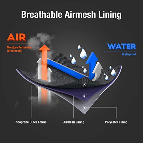 Hisea Women's Rain Boots, Waterproof Insulated Rubber Neoprene Boots, Durable Anti-Slip Knee High Outdoor Work Boot For Hunting Gardening Farming Yard Mud Working, Size 7 Camo #TOP3