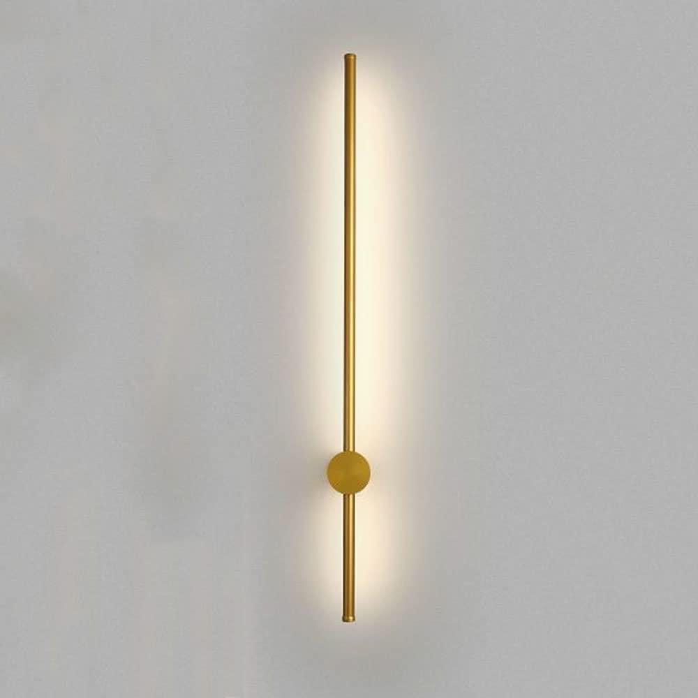 FZQSXAZU Modern Minimalist LED Wall Sconce, Long d Lamp, Indoor Det, Simple Metal Lighting for Living Room, Contemporary Light, Sk Design, Illuminat