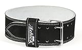 IRON COMPANY Schiek Sports L6010 10cm Wide Suede Leather Double Prong Competition Power Lifting Belt...