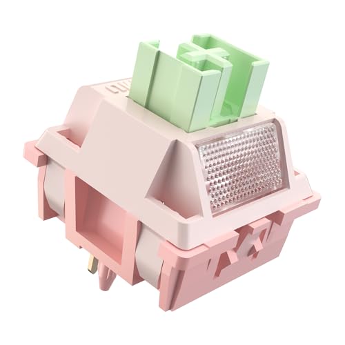 Outemu Silent White Peach Linear Mechanical Keyboard Switches(45Pcs)