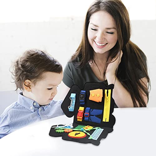 Felt Montessori Busy Book,Veículo se sentiu ocupado aprendendo placas | aprendizado pré-escolar para