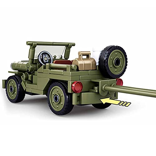 Hhohio World War 2 Landing Craft Building Toys Ww2 Military Vehicle Brick Set, Wwii Army Warship Boat Model Block With 4 Soldiers Figures (325 Pieces) #TOP5