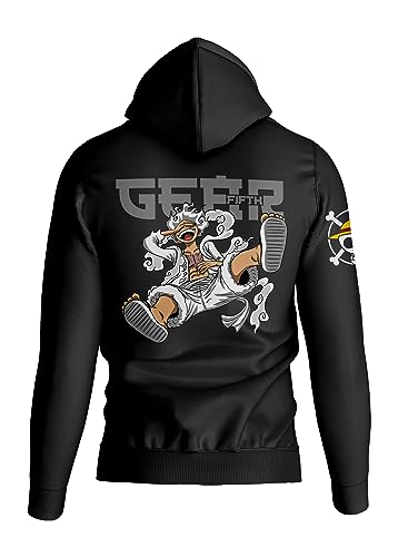 CRAZYMONK Luffy Gear 5 Anime Hoodie | Anime Hoodies