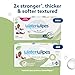 WaterWipes Sensitive+ Baby & Toddler Wipes, 3-In-1 Cleans, Cares, Protects, 99.9% Water, Textured Clean, Unscented & Hypoallergenic, 540 Count (Pack of 9)