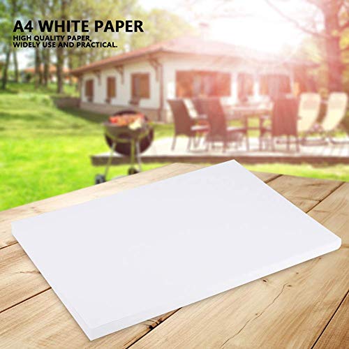 A4 Paper White, 100 Sheets 11.8 X 8.3 Inch Printer Plain White Paper Multipurpose Office Printer Paper Postcard #TOP2