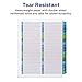 Avery Double Column Dividers for 3 Ring Binders, 32 Tabs per Set, Customizable Table of Contents, Multicolor Tabs, Great for Organizing Reports, Projects, and More (11322)
