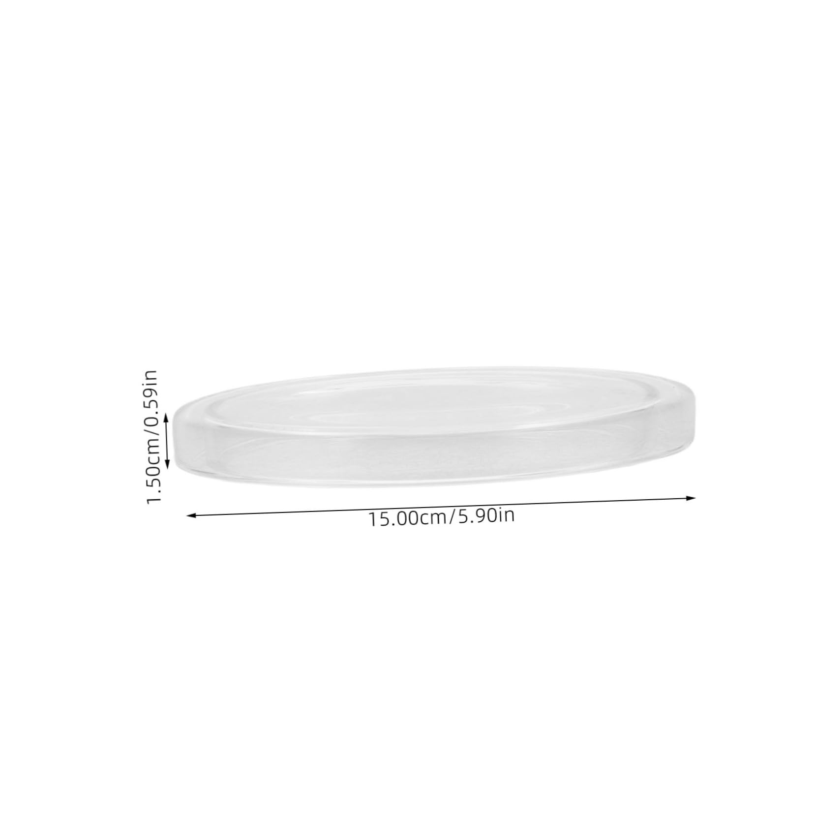 KICHOUSE Stackable Petri Dishes Lids 10pcs Bacteriological Plates 150mm x 20mm Cell Culture Dishes for Medical Research School Lab