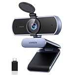 UGREEN 4K 30FPS Webcam for PC Ultra HD 1080P 60FPS Web Camera with Microphone, Privacy Cover, 70° Fov, PDAF Autofocus, USB A and USB C Adapter, Plug & Play, for Streaming, Conference, Zoom