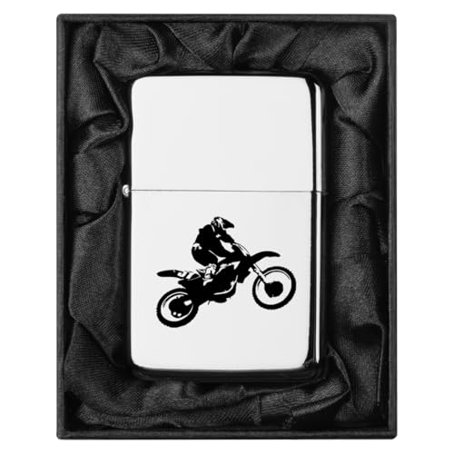 Encendedor en Estuche Negro Seda MX Bike Rider
