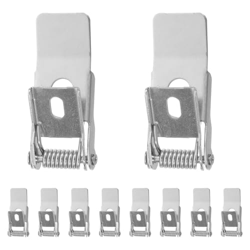 KALLORY Metal Clips Downlight Spring Clamps 10pcs 22x55mm