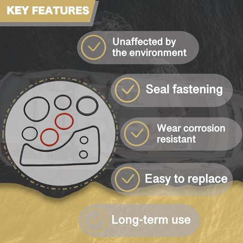 Image of 16755Q1 Bell Housing Installation Gasket Kit for MerCruiser Sterndrive Outdrive Bravo I II III Seal and O-Ring 18-2615