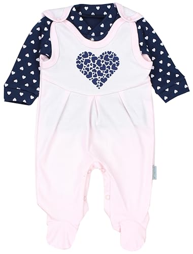 TupTam Baby Mädchen Jungen Strampler mit Langarmshirt Aufdruck Spruch 2...