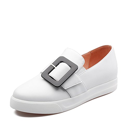 Espadrilles plates pour femme en taille 37 - Chaussures de style mocassin bout rond