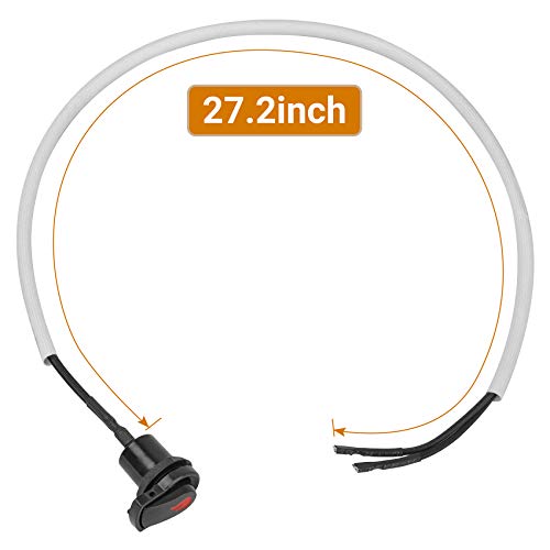 Onlyfire Electronic Ignition Switch/Button Grill Replacement Igniter Push Button Fits For Char-Broil Surefire Ignition System (Includes 26” Wire) #TOP1