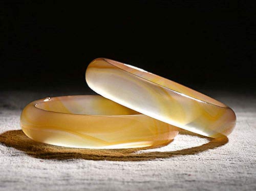 Image of Natural Agate Bracelet Bangle With Gift Box Free