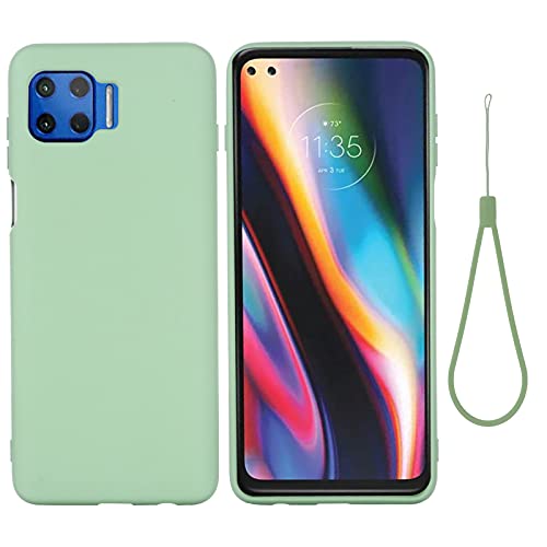 BeyondTop Funda Compatible con Motorola Moto G 5G Plus, Carcasa Silicona Suave Gel Rasguño y Resistente Teléfono Móvil Cover, Funda para Motorola Moto G 5G Plus (Verde)