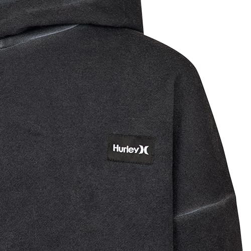 Hurley Boys' Soft Knit Basic Pullover Hoodie, Black3