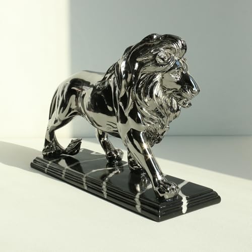 Escultura de León Lukitas en Resina para Decoración miniatura 4