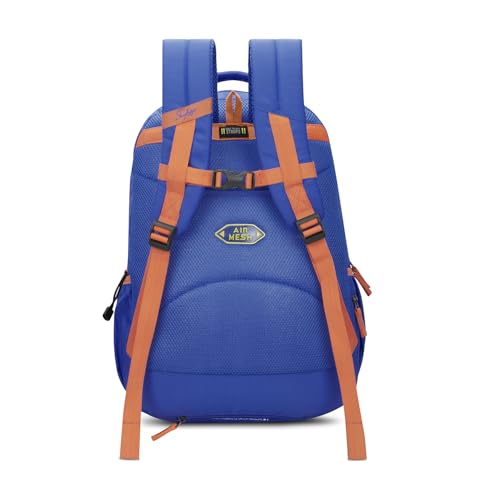 Image of Skybags Klan Plus 37L Casual Backpack for Boys & Girls with 3 Compartments & Adjustable Shoulder Strap | Quick Access Front Pocket | Pencil Pouch | Perfect for School & Travel- Unisex