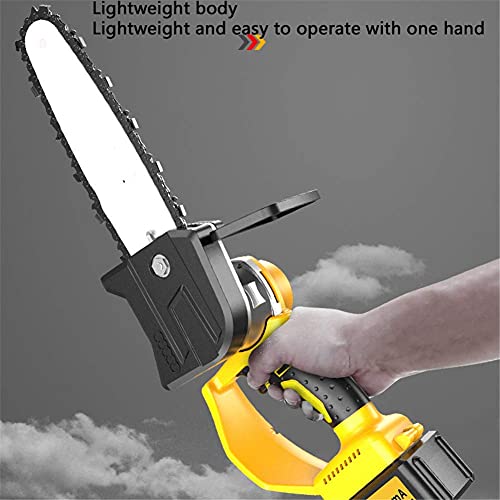ROSG Elektrische Mini-Kettensäge, 21-V-Kettensäge, 13,12-Zoll-Ketten-Kupfermotor, 15/30-AH-Lithiumbatterie und schnelles… – Bild 5