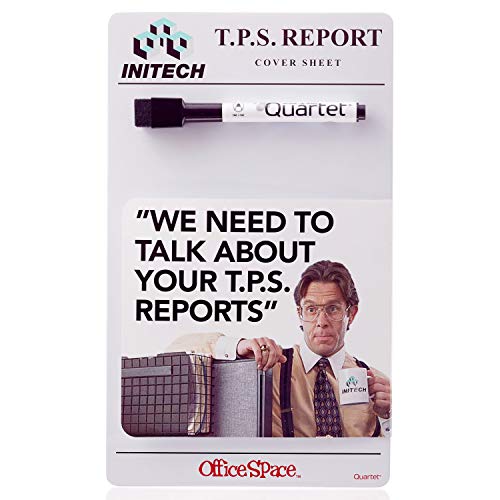 Quartet Dry Erase Board, Tps Report Cover Sheet From Office Space Movie, 6" X 10" White Board (63588) #TOP5