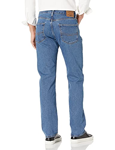 Levi Strauss Signature Men's Regular Fit Flex Jeans, Medium Indigo, 44W x 32L2