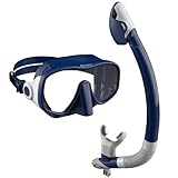 Oceanic Snorkel Combo Set Adult – Premium Snorkeling Gear for Adults with Dry-Top Snorkel & Tempered Glass Mask – Leak-Proof Silicone Seal for Clear Underwater Vision