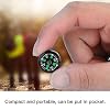 12 Pcs Button Compass, 20mm Mini Pocket Oil Filled Compass, Precise Direction, Clear and Easy to Read, for Hiking Camping Outdoor Activities Accessory