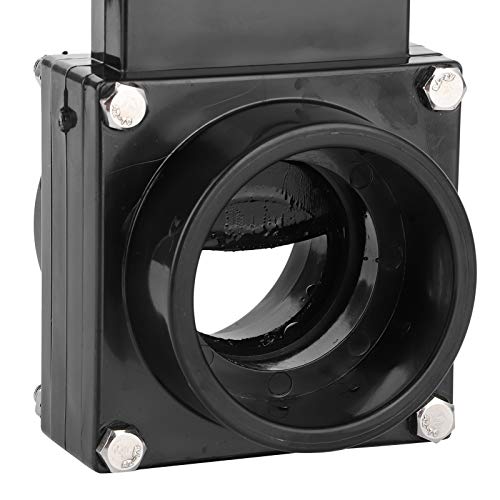 KIMISS Válvula de desagüe para caravana de 50mm, para RV y caravan, válvula de residuos en ABS, accesorio exterior para de alcantarillado